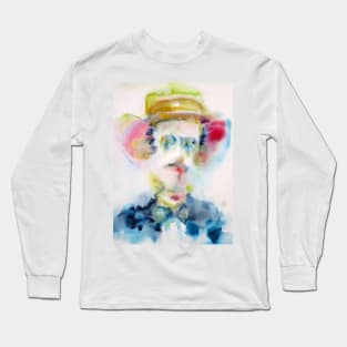 JAMES JOYCE - watercolor portrait .3 Long Sleeve T-Shirt